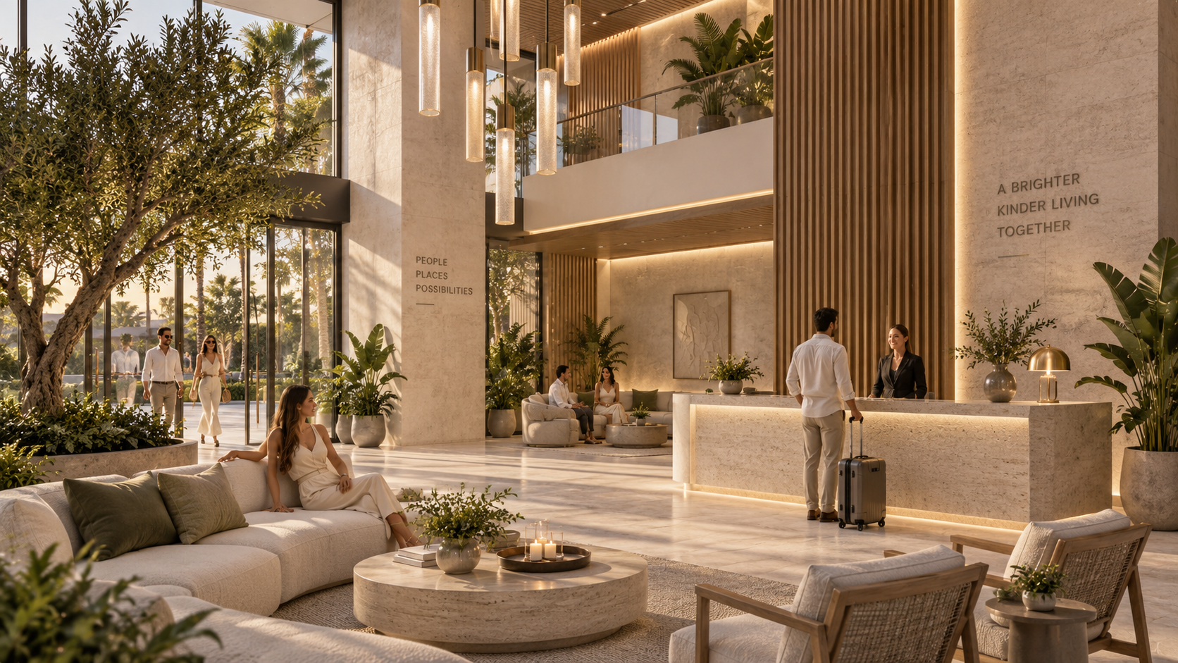 GRAND RIVAGE · Lobby y recepción